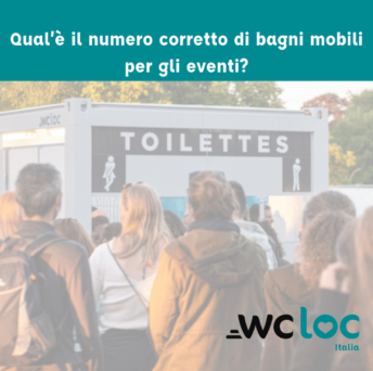 Qual’è il numero corretto di bagni mobili per gli eventi?